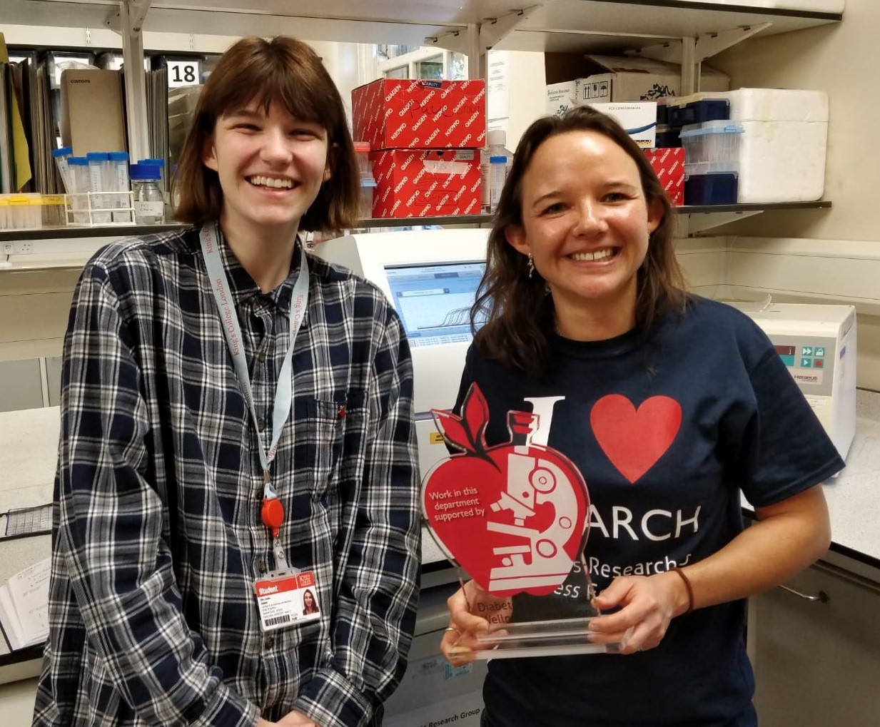 Two DRWF funded researchers