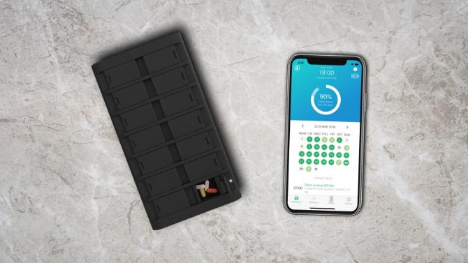 Pillbox And Cell Phone App