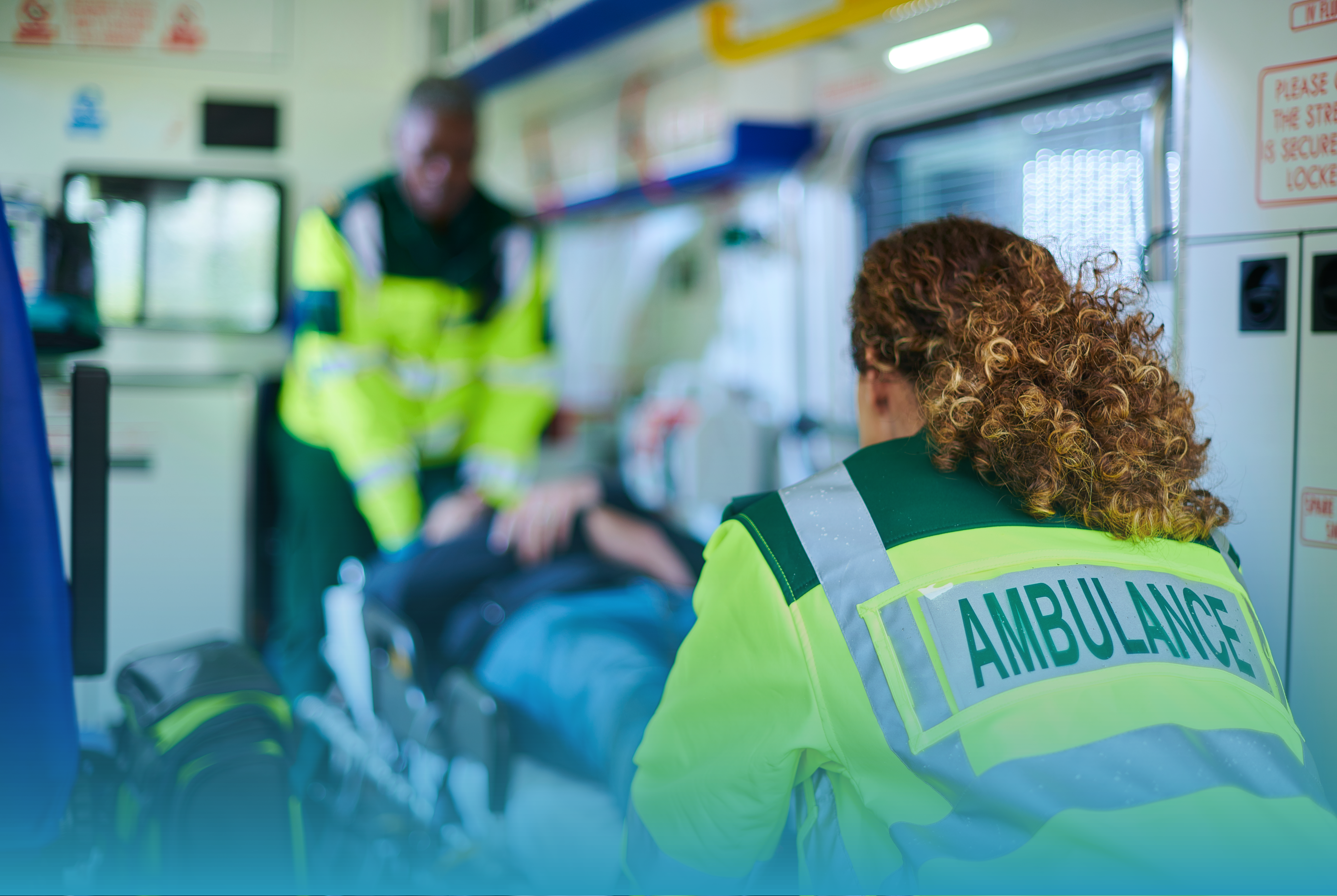 Paramedics And Ambulance Banner