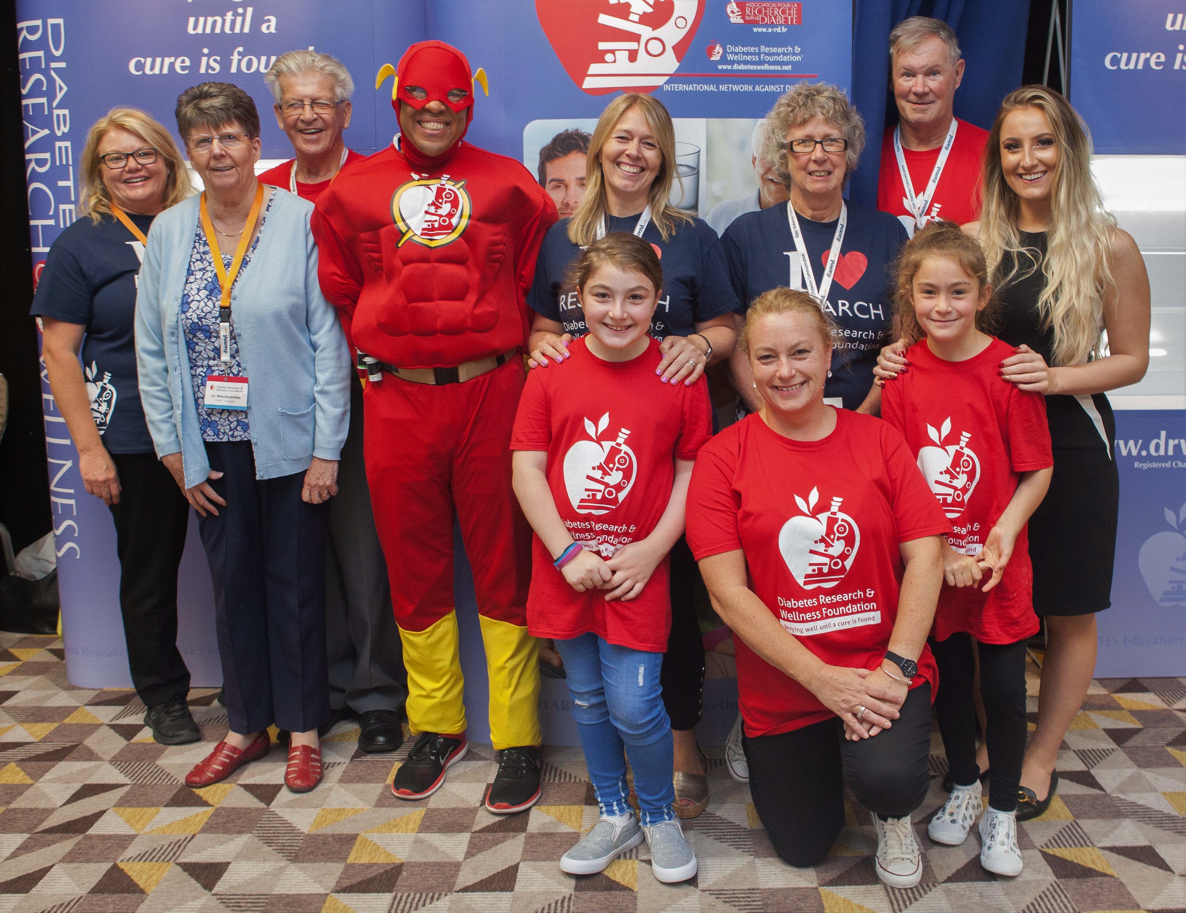 DRWF staff group photo at event. 