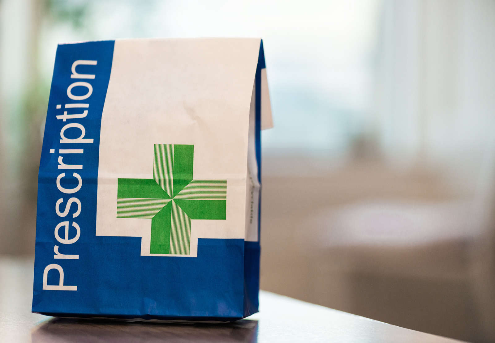 Prescription Medicine In A Paper Bag