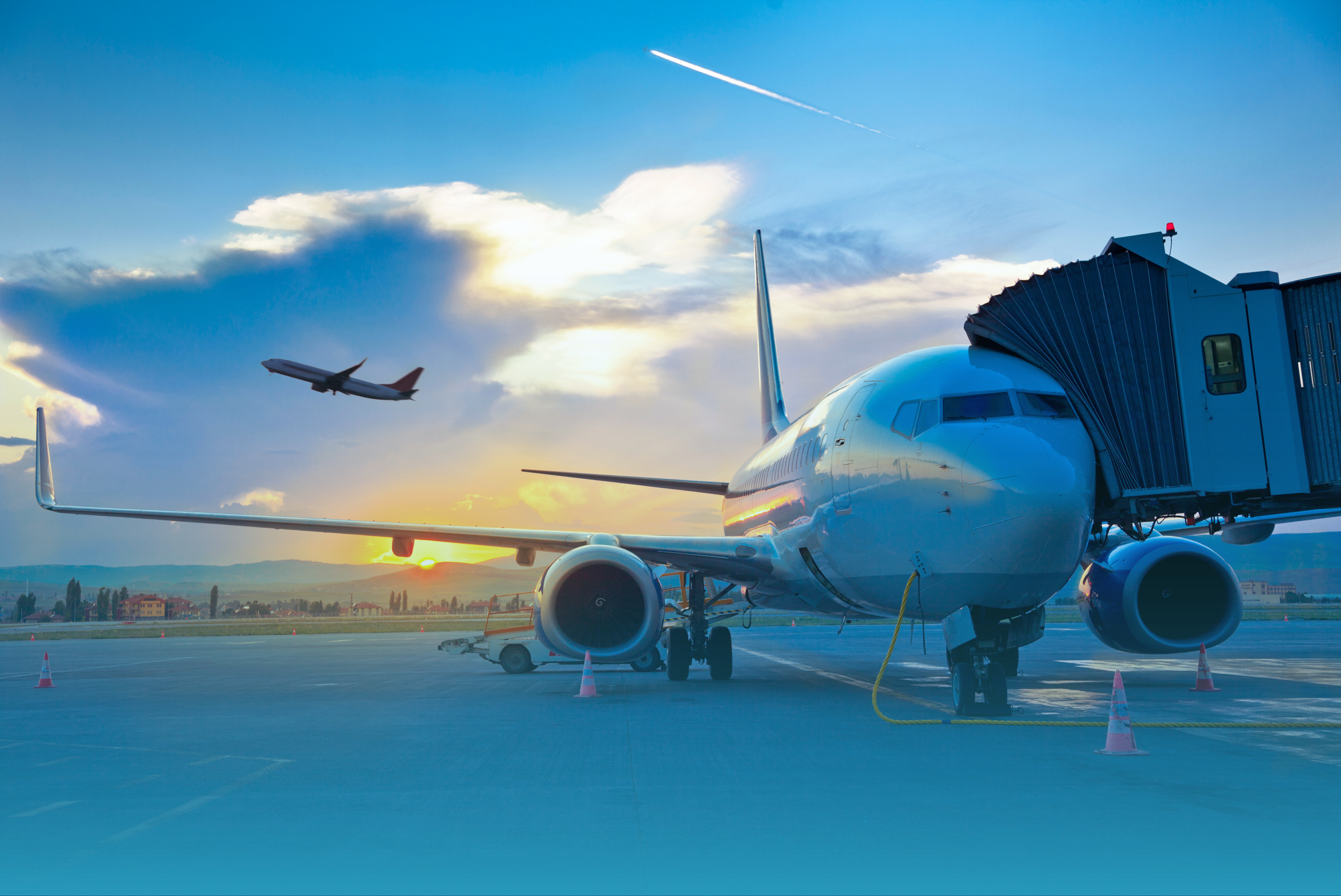 Airport Travel Terminal Banner