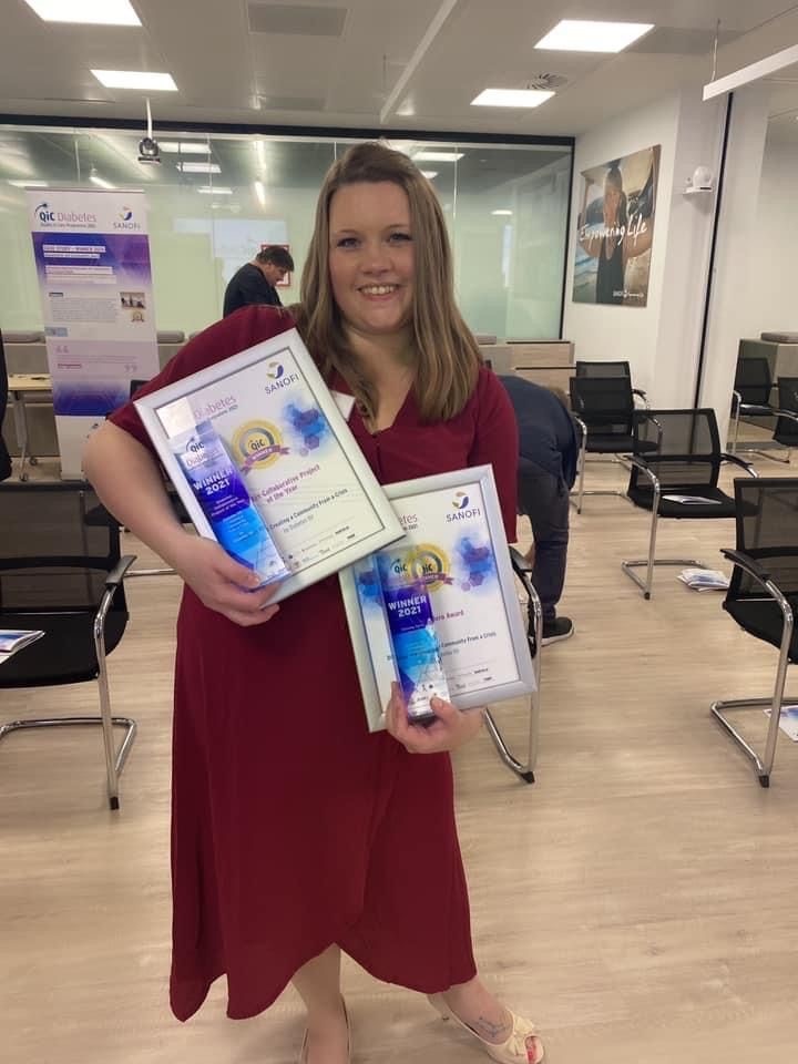 One of the winners at the QIC Awards 