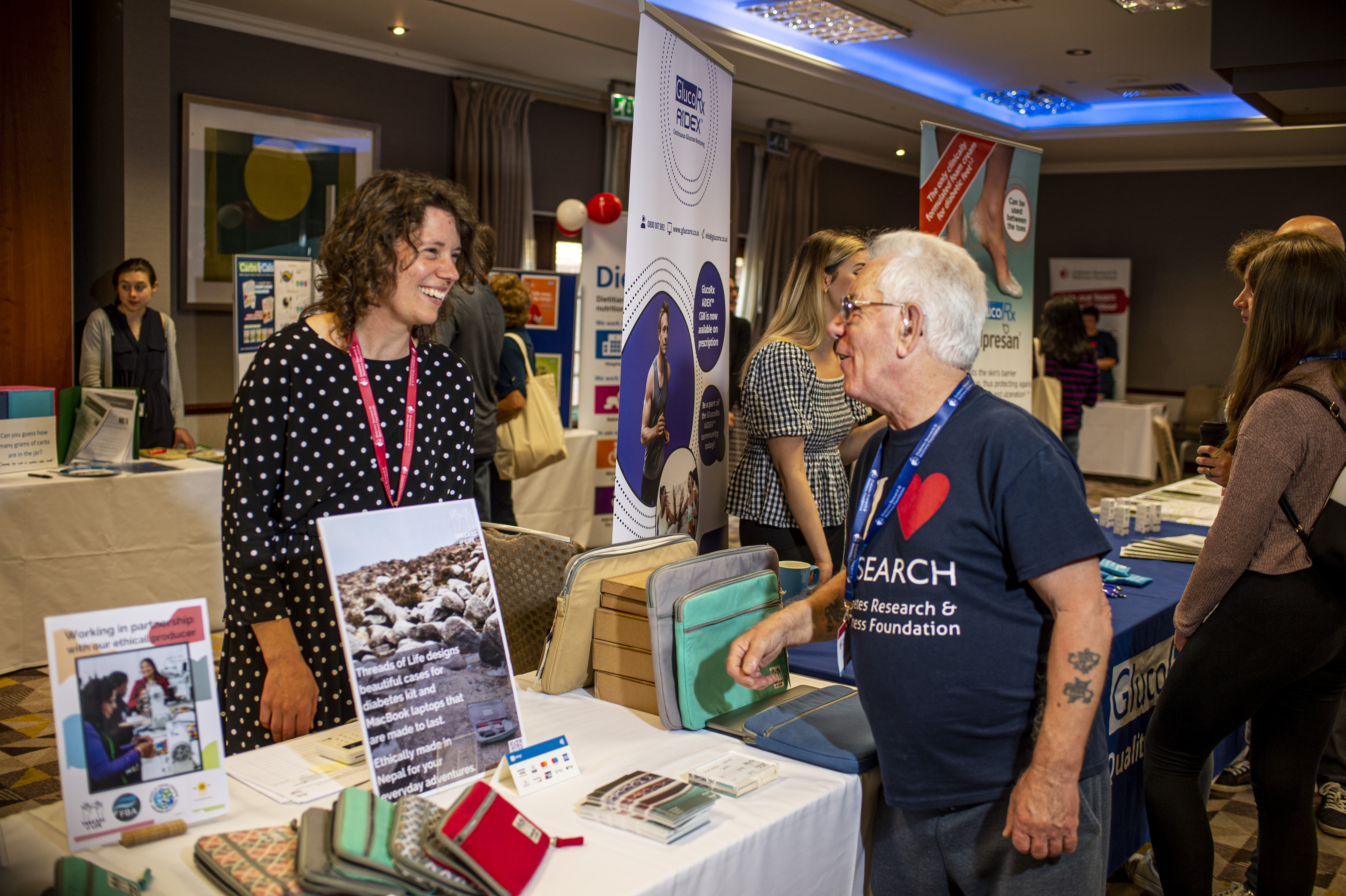 Wellness Day South 22 Lionel and Exhibitor