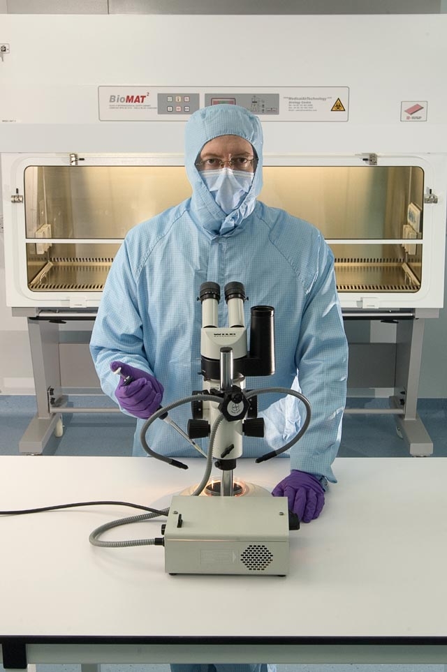 Professor Paul Johnson In Islet Isolation Facility