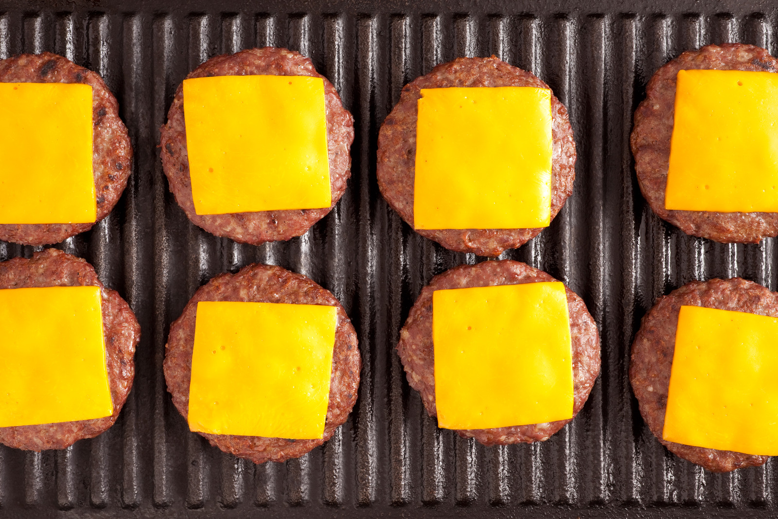 Cheeseburgers On A Grill