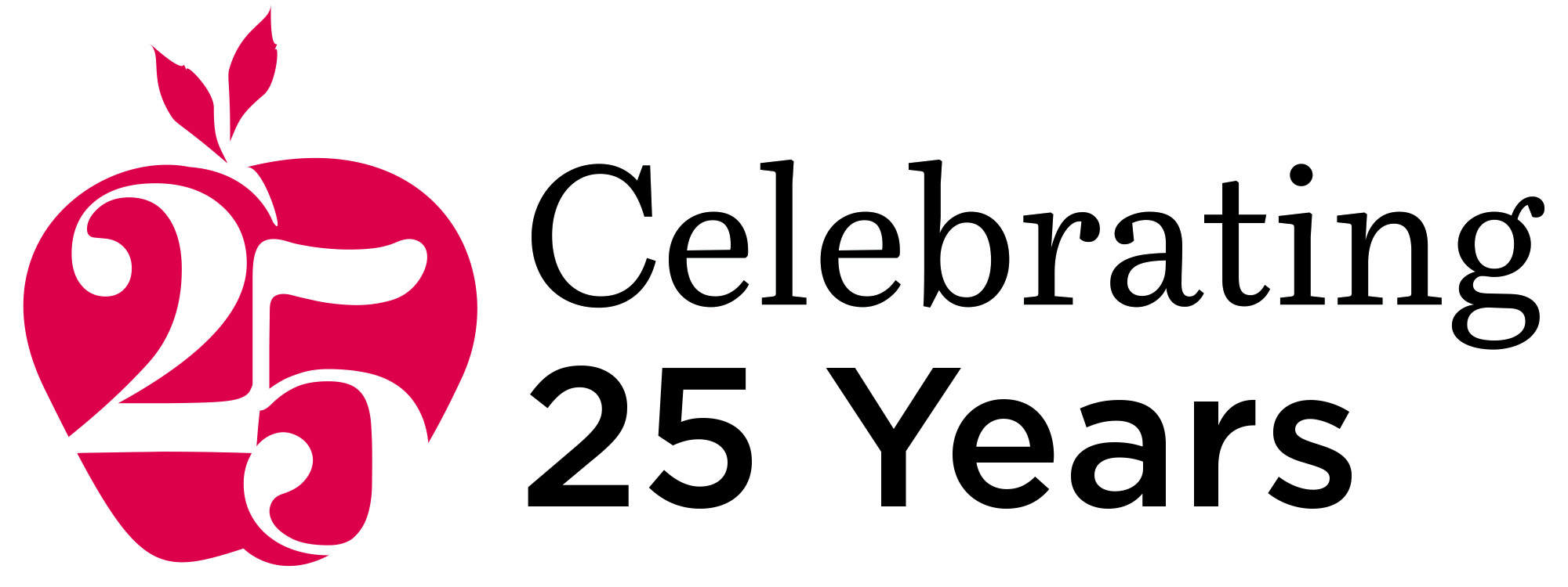 DRWF 25 year logo. 
