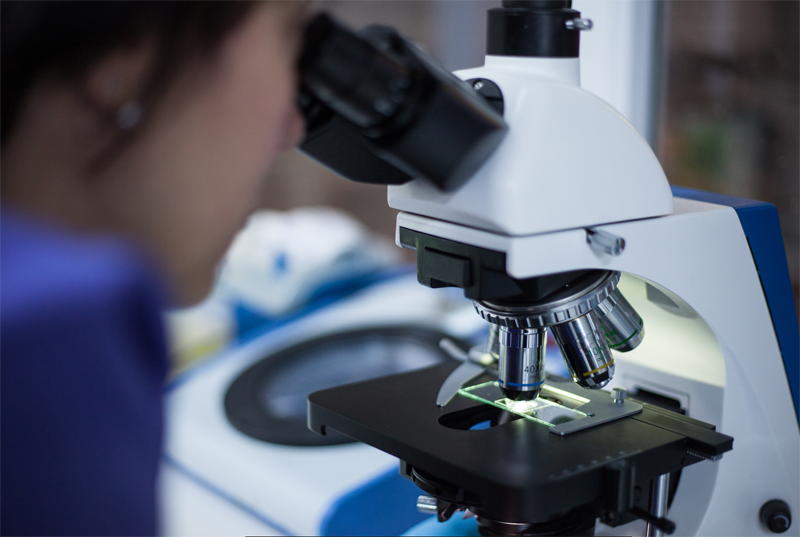 Laboratory Microscope Banner R